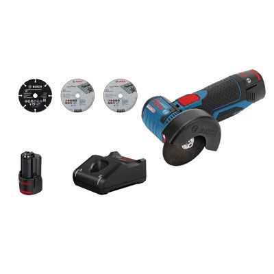 Шлифовальная машина Bosch Professional GWS 12V-76 акумуляторная, 2x3,0 Ач (0.601.9F2.00B) | Зображення 1