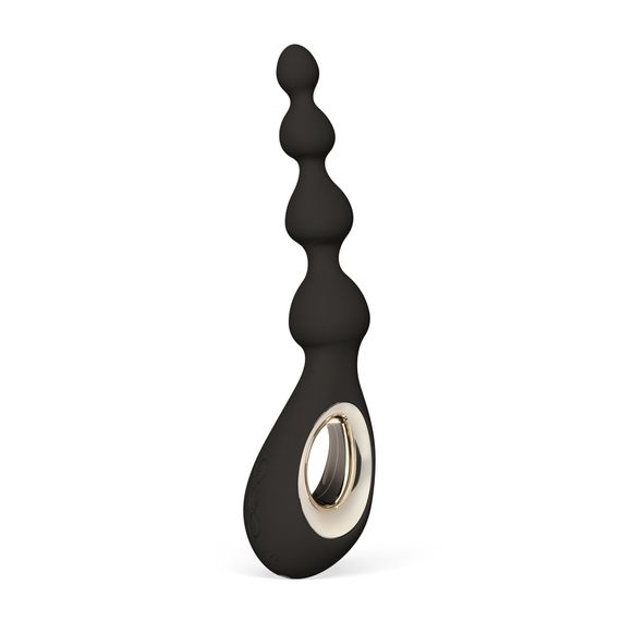 Анальне намисто з вібрацією LELO Soraya Beads Black, різний діаметр намистин, 8 режимів | Зображення 1