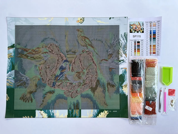 Алмазна мозаїка Ікона В руках Бога 40х50 см ColorArt SP115 | Зображення 1