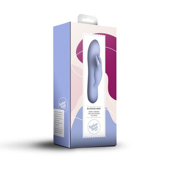 Вібратор-кролик SugarBoo Blissful Boo, працює від батарейки (у комплекті) | Зображення 4