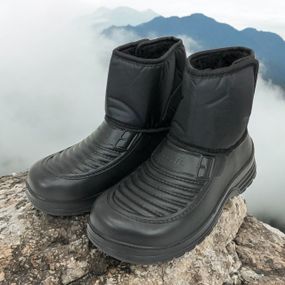 Чоботи чоловічі 42 розмір, Зимові чоловічі черевики на хутрі, Чоботи утеплені QY-889 гумові весняні