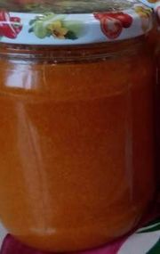 Обліпиха (сира ягода перетертої з цукром), 0,5 літри