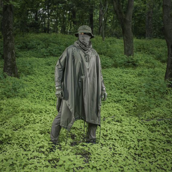 Якісний тактичний дощовик – пончо. Військовий плащ – накидка від дощу | Зображення 3