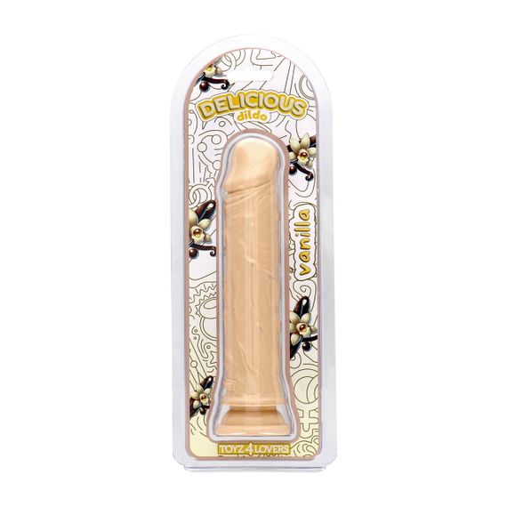 Фалоімітатор з ароматом ванілі - Toyz4lovers Delicious Dildo Vanilla, 20 см Sex Aura | Зображення 1