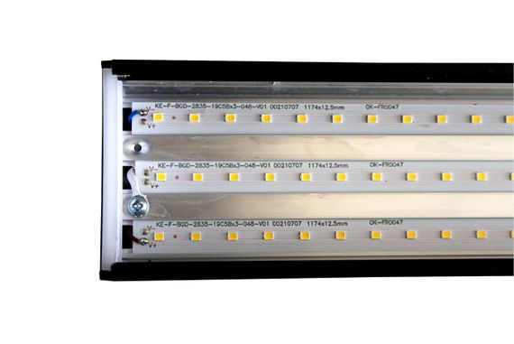 Светильник LED LSO-48-1200 4000K 48W 220V 4320L Black PRO ALUM Ny95000808 | Зображення 2