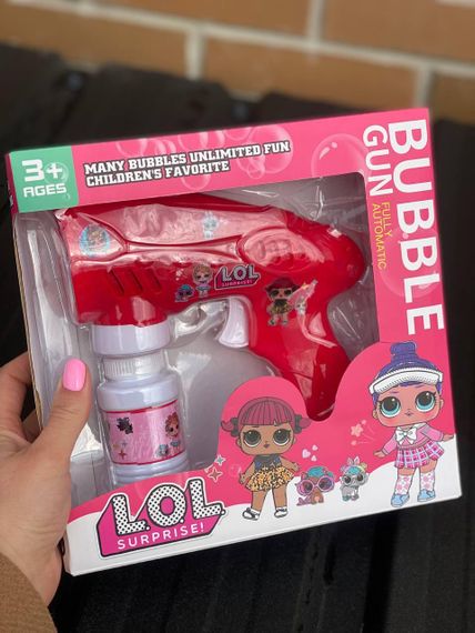 Пістолет з мильними бульбашками, генератор мильних бульбашок Лол | Зображення 1