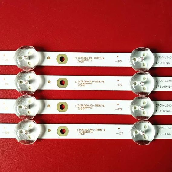 LED підсвітка TV 40" SJ.BK.D4001001-2835FS-M 1.14.MD400015 BKD400S04-3607-OK1007 SJ.BK.D4001001-2835CS-M 4шт. | Зображення 2