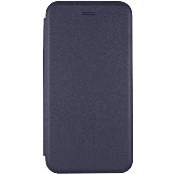 Кожаный чехол-книжка Classy для Xiaomi Redmi 8 Темно-синий