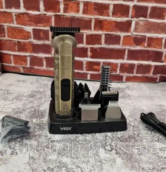 Машинка для стрижки VGR V-109 6в1 многофункциональный триммер | Зображення 1