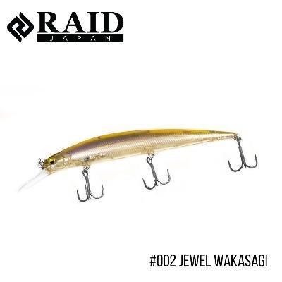 Воблер Raid Level Minnow Plus (125mm, 14g)  (002 Jewel Wakasagi)