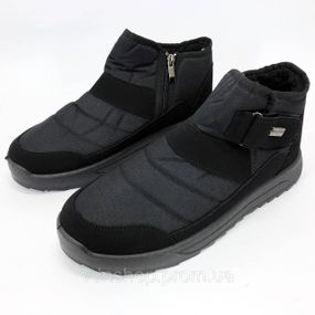 Зручне робоче взуття для чоловіків 42р, Чоловічі термоботинки, Зимове чоловіче взуття з текстилю SH-67