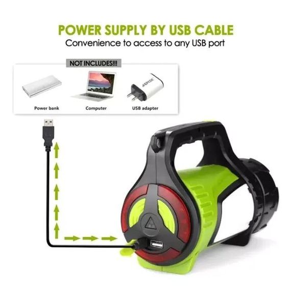 Мультифункціональний кемпінговий ліхтар з функцією Powerbank 5 в 1 | Зображення 3