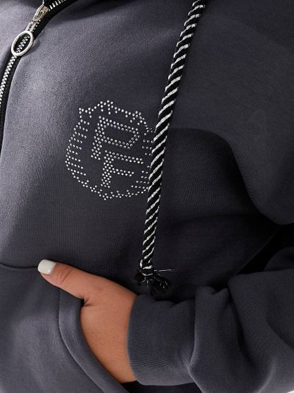Теплий жіночий костюм на флісі колір графіт р.56/58 448173 | Зображення 4
