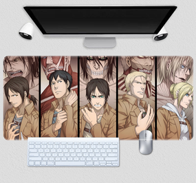 Ігрова поверхня для мишки з Аніме принтом "Атака Титанів / Attack on Titan" 800*300*3 мм 0647