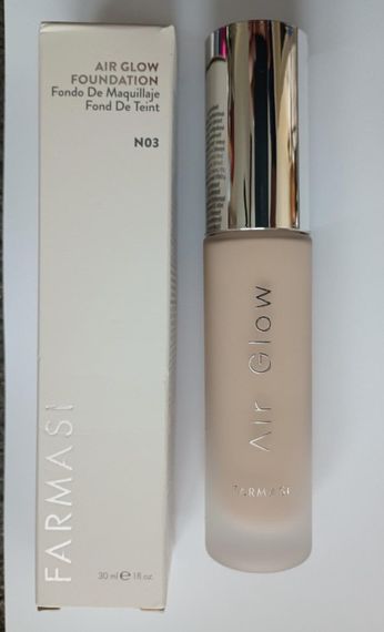 Тональна основа з повітряним сяйвом FarmasiAir Glow N03 28 г | Зображення 7