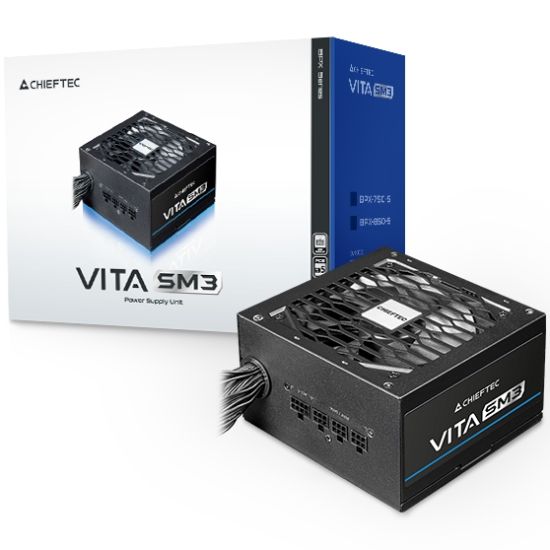 БЖ 850W Chieftec VITA SM3 BPX-850-C ATX 3.1 120mm, 80+ Bronze, Semi modular, Retail | Зображення 1