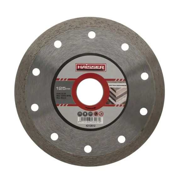 Алмазний диск Haisser Extra Ceramics 125 мм, 1,2 мм, 22,23 мм (для точного різання кераміки) | Зображення 1