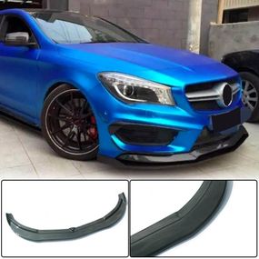 Накладка на передний бампер Lip (для CLA45 AMG SD 2013-2015, Карбон) для Mercedes CLA C117