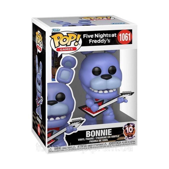 Игровая фигурка Funko POP! серии 5 ночей с Фредди: 10 лет - Бонни | Зображення 1