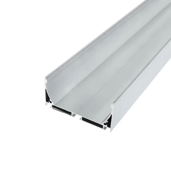 КОМПЛЕКТ!!! Профиль LED BIOM ЛС-75 накладной алюминий анодированный + рассеиватель матовый, (палка 2м) | Зображення 2