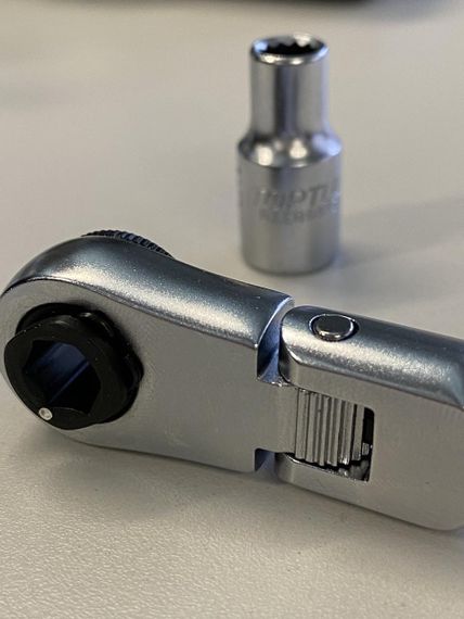 Тріскачка міні 1/4" із шарніром TOPTUL 60 зубців (висп. з FTDF0810) CHEV0811 | Зображення 8