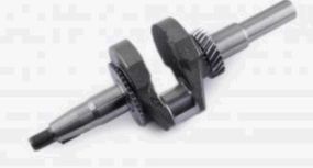 Колінвал м/б 168F/170F (6,5/7Hp) (під шпону, Ø20 mm) (з шестернями) WENTOR