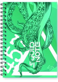 Блокнот 4Profi "Squid note" green 48 листов  формат А5 905157