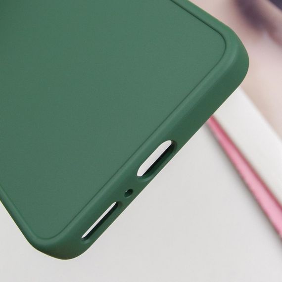 TPU чохол Bonbon Metal Style для Xiaomi Redmi Note 13 Pro 4G / Poco M6 Pro 4G Зелений / Pine green | Зображення 5