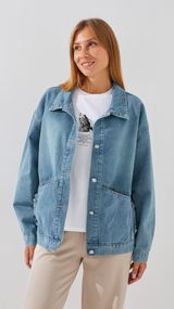 Куртка джинсова жіноча Lia Li 2510 XL Синій shop (2000999183669)