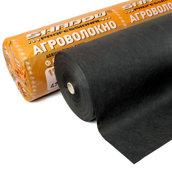Агроволокно 60 г/м2 1,6 х100м. чорне"Shadow" (Чехія) 4% агроволокно від виробника | Зображення 6