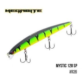 Воблер Megabite  Mystic 120 SP (120 мм, 14,8 гр, 0,5 m) (R39)