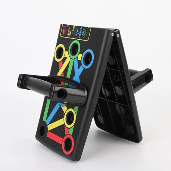 Ручки для отжиманий Foldable, Тренажер доска упражнения, Опоры для отжима пластиковые QD-79 | Зображення 8