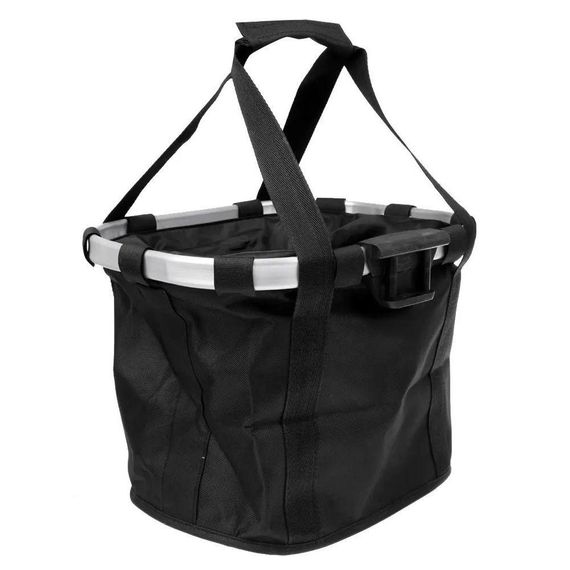 Велосумка-кошик на кермо велосипеда, до 5 кг, 3 кишені / Велосипедна сумка / Складна сумка для велосипеда з ручками | Зображення 2