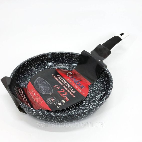 Качественная сковорода для жарки, Сковорода алюминевая с антипригарным покрытием, Сковороду для варки ZV-35 | Зображення 1