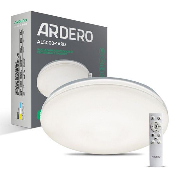 Світлодіодний світильник Ardero AL5000-1ARD MONO 54Вт білий