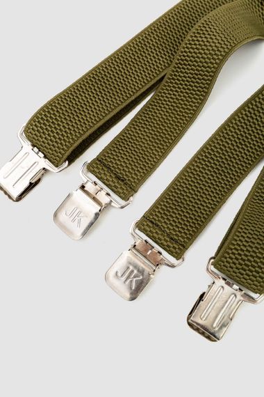 Підтяжки чоловічі 196R40Y14, колір хакі, 196R40Y14-1 | Зображення 4