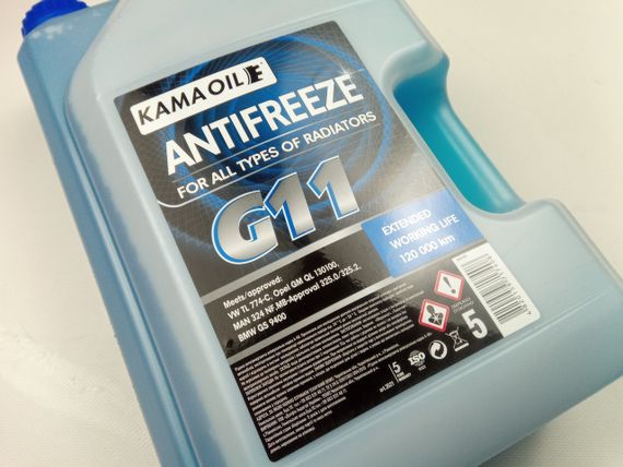 Антифриз G11 KAMA OIL А-40 (синій) 5 кг. | Зображення 1