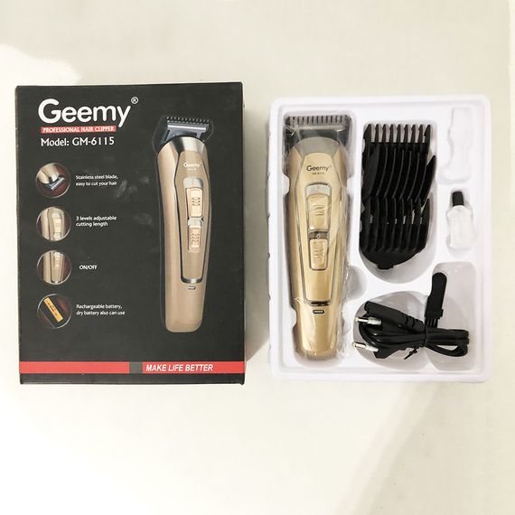 Електробритва з насадками для бороди GEMEI GM-6115 Машинка для стрижки OG-143 волосся домашня | Зображення 5