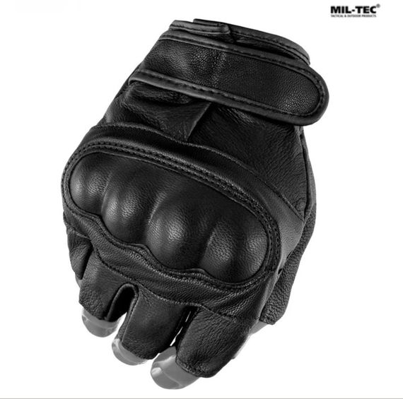 Рукавиці тактичні короткопалі MIL-TEC Army Black