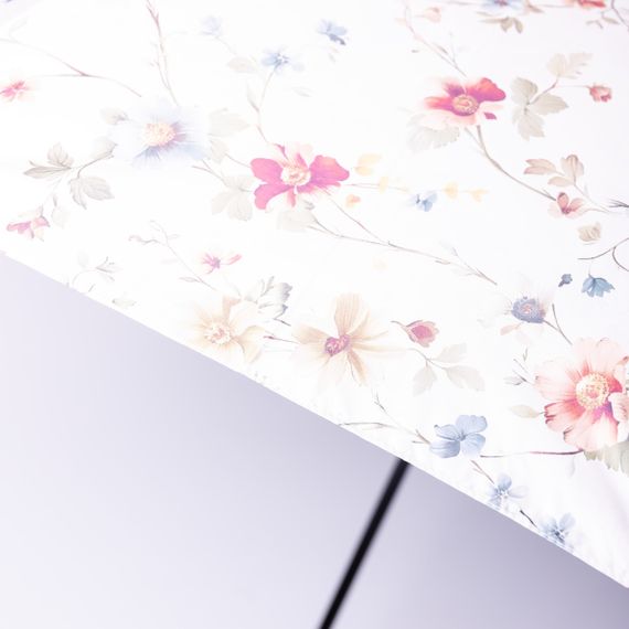 Класична парасолька-тростина напівавтомат з поліестеру 7 спиць діаметр 99 см Бежева HP-23-7BE | Зображення 3