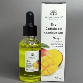 Сухое масло для кутикулы Global Fashion (манго) 30 мл