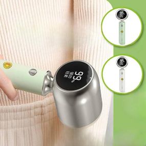 Машинка для видалення катишок з індикатором заряду Lint Remover Зелена