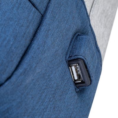 Рюкзак для ноутбука RivaCase 15.6&quot; 7562 Anti-theft, water-repellent, Grey / Dark Blue (7562Grey/DarkBlue) | Зображення 4