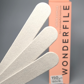Тонкие сменные файлы 150 грит на клеевой основе для основы Wonderfile 50шт