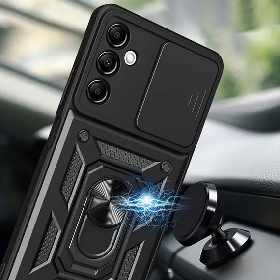 Чехол Ummi Camshield Serge Ring для Samsung Galaxy A16 4G/5G Черный | Зображення 2