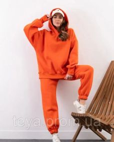 Спортивный костюм для женщин цвет оранжевый размеры XL, XXL, 3XL, S FI_009045
