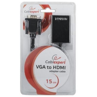 Перехідник VGA to HDMI Cablexpert (A-VGA-HDMI-01) (A-VGA-HDMI-01) | Зображення 3