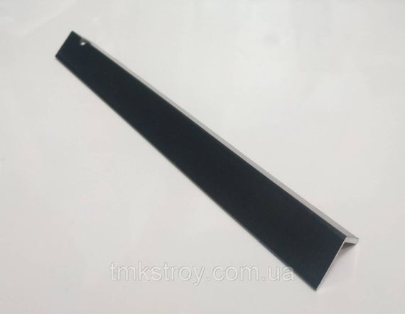 Уголок алюминиевый 15×15 крашеный длина 2.7м черный