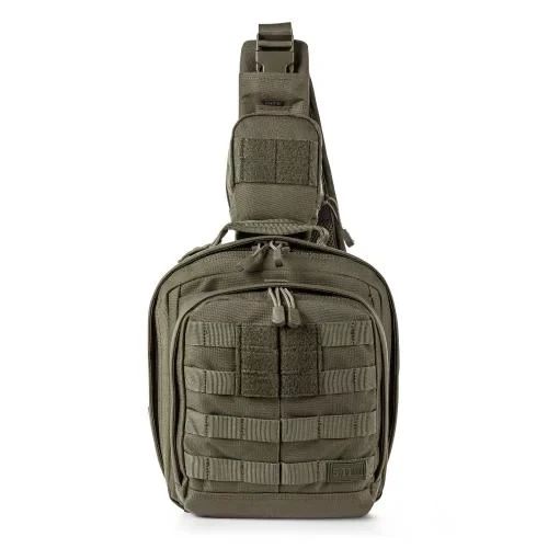 Тактична сумка-кобура 5.11 Tactical RUSH MOAB 6 Sling Pack 11L Колір Олива компактна однолямкова сумка із системою MOLLE для EDC | Зображення 3