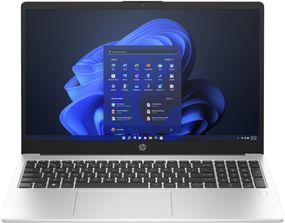 Ноутбук HP  250-G10 15.6' FHD IPS AG, Intel i7-1355U, 32GB, F1024GB, UMA, DOS, сріблястий (A3DU2ES)
